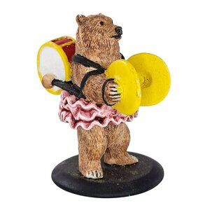 Vintage Circus Museum Of Vienna Bear Performing Porcelain Figurine